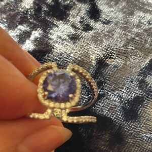 JTV tanzanite and Bella luce ring 7